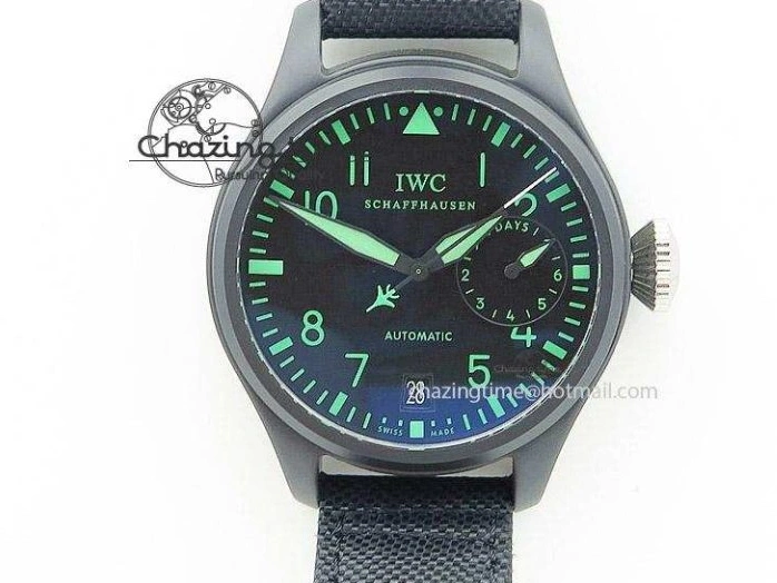 MIROTIME 0522 Portofino Chrono SS ZF 1:1 Best Edition Blue Dial Gold Markers on Black Leather Strap A OnTrend 7124